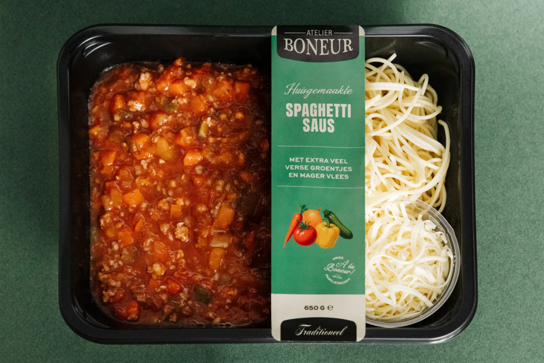 Dagschotel Huisgemaakte Spaghetti Saus met pasta