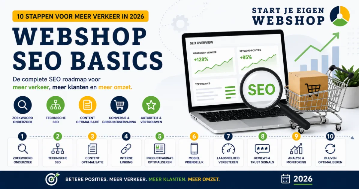 Webshop SEO basics: 10 essentiële stappen voor 2026