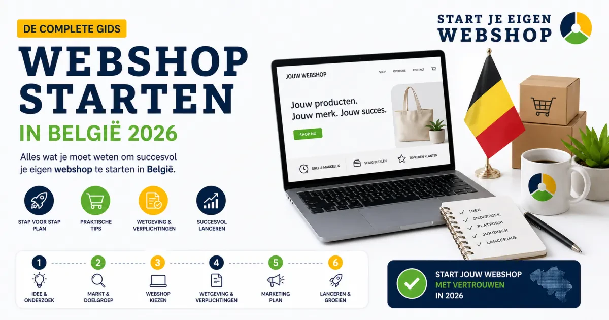 Een webshop starten in België in 2026: complete gids