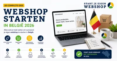 Een webshop starten in België in 2026: complete gids