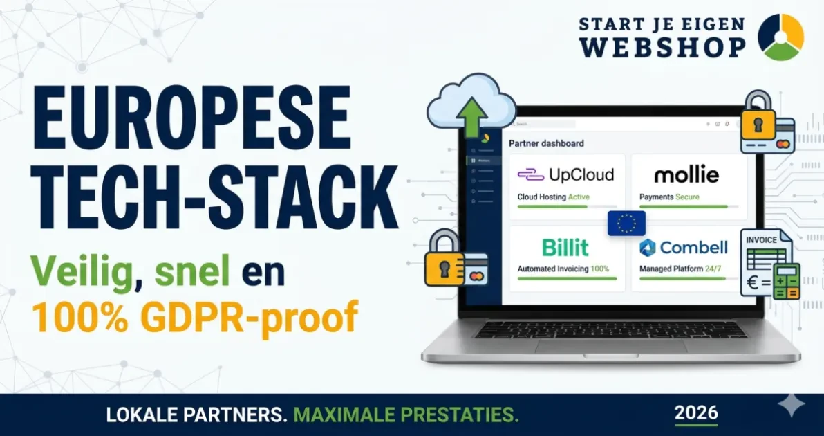 Waarom jouw webshop sneller én veiliger is dankzij onze 100% Europese tech-stack