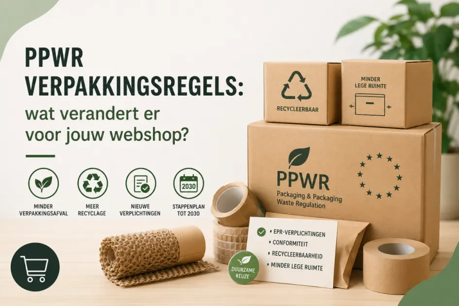 Nieuwe Europese verpakkingsregels (PPWR): wat verandert er voor jouw webshop?