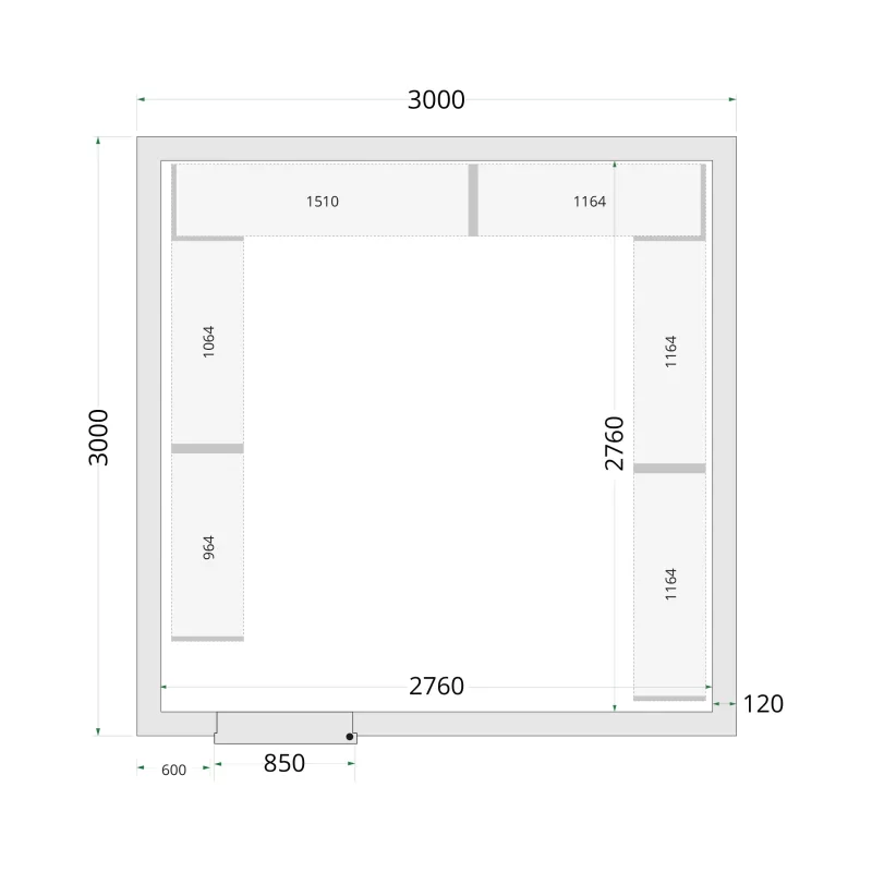 CR 300x300x220 WD