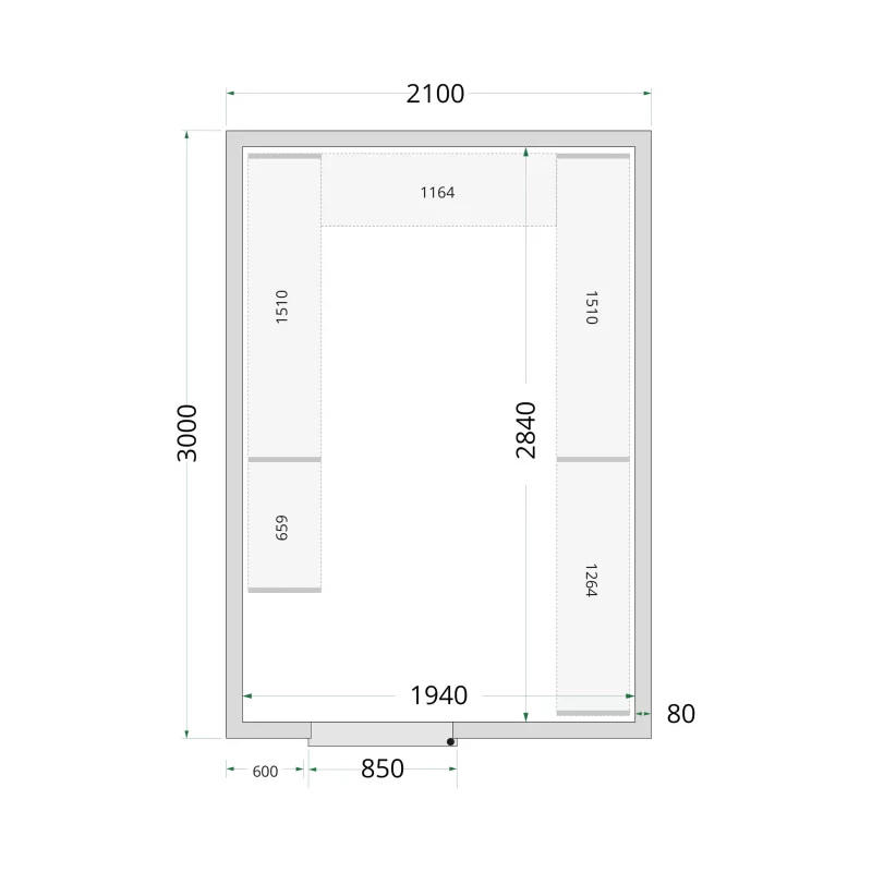CR 210x300x220 WD