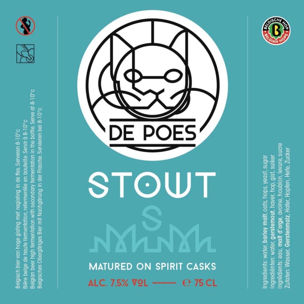 Fles De Poes Stowt - ex Whiskey 1 Fill (Barrel Boutique) - 24 Maanden