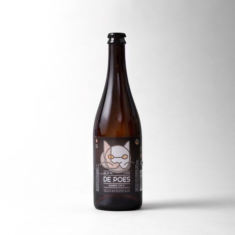 Fles De Poes Blond 75 cl